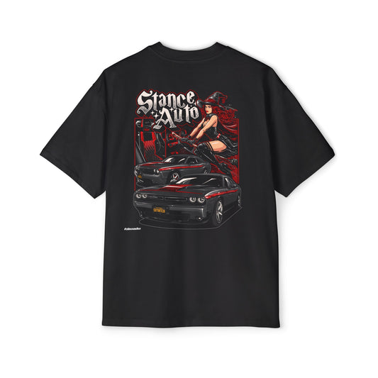 Stance Auto Sexy Witch Dodge Challenger SXT Heavy Oversized Tee