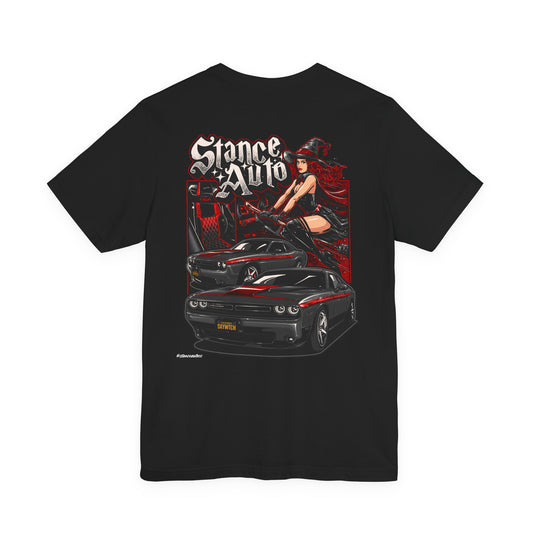 Stance Auto Sexy Witch Dodge Challenger SXT Unisex Jersey Short Sleeve Tee