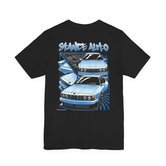 Stance Auto Widebody BMW 635CSi Unisex Jersey Short Sleeve Tee